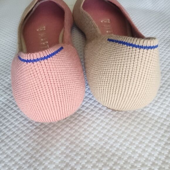 Rothy's Marta Ferri Pink Flats and Loafers with Elegant Silhouette - Picture 5 of 11